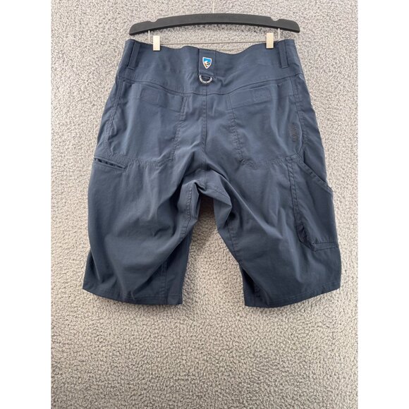 Kühl Mens Navy Blue Cargo Shorts 32 Waist Outdoor Hiking Adventure Wear - Picture 2 of 10